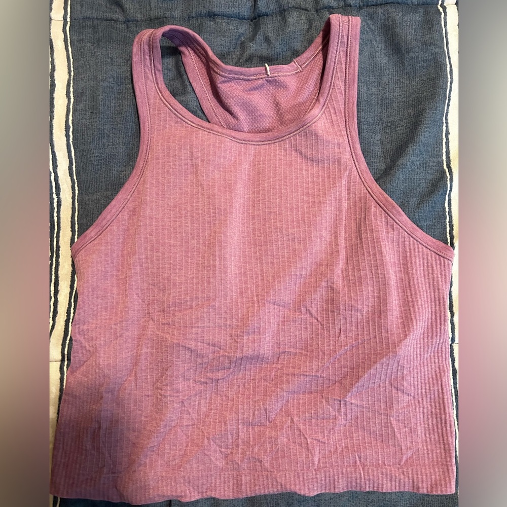 Lululemon Cropped Ebb to Street Racerback Tank